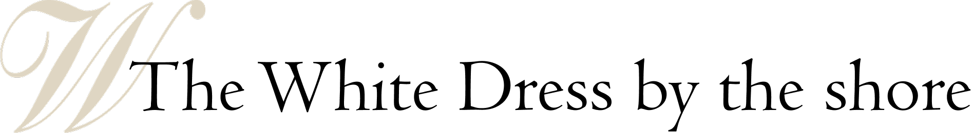 The White Dress by the Shore logo