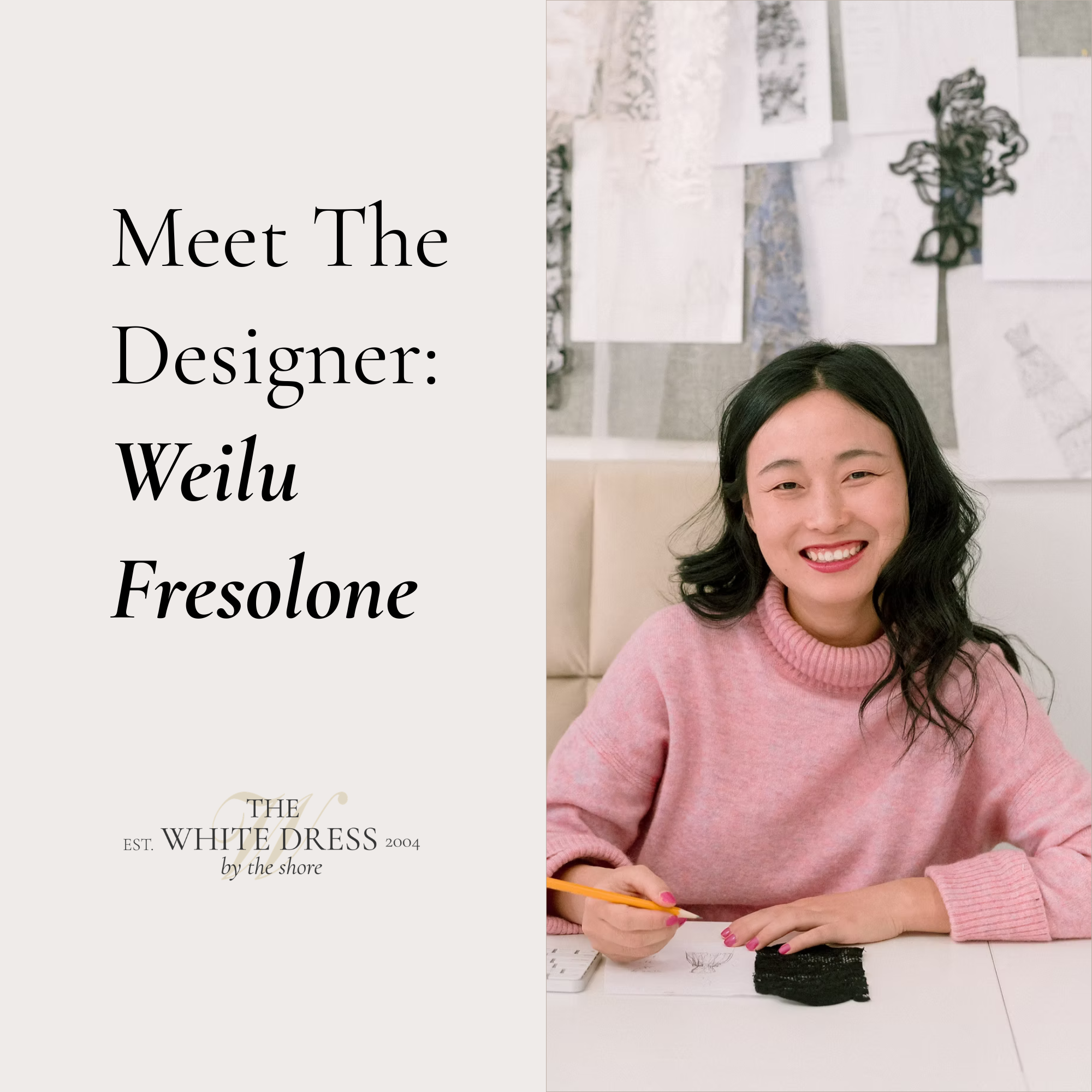 Meet Connecticut Bridal Designer Weilu Fresolone. Mobile Image