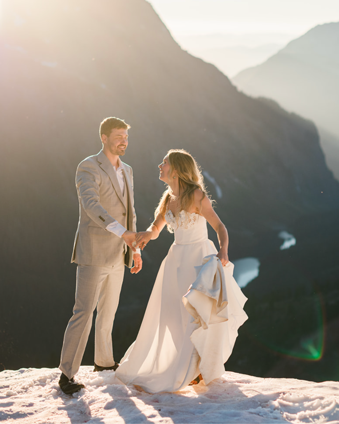 Ivy's Mountaintop Elopement Wedding in the Pacific Northwest Image