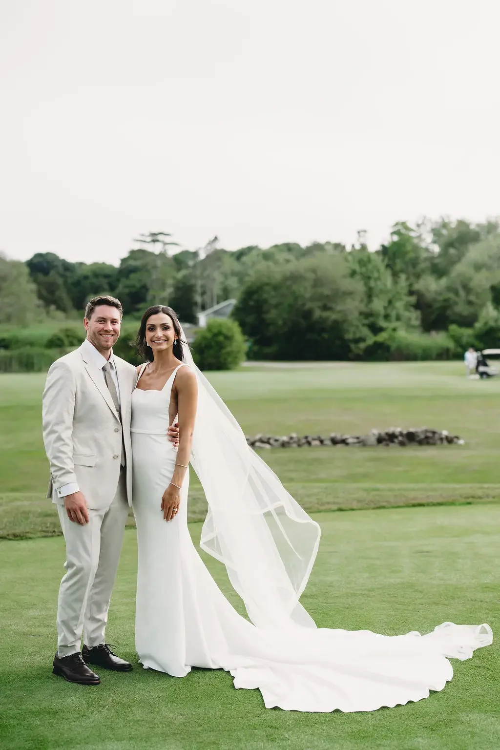 Caroline’s Timeless Coastal Wedding in a Modern Minimalist Gown Image
