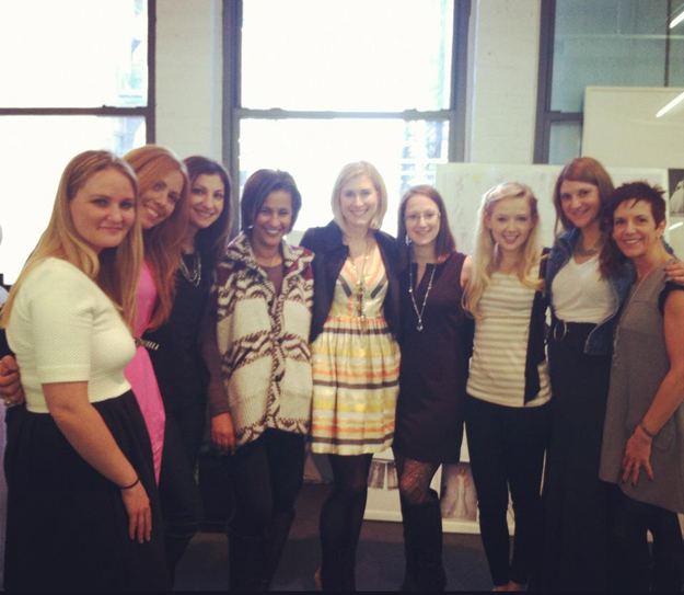 The TWD Girls Visit Amsale Studio in NYC. Desktop Image