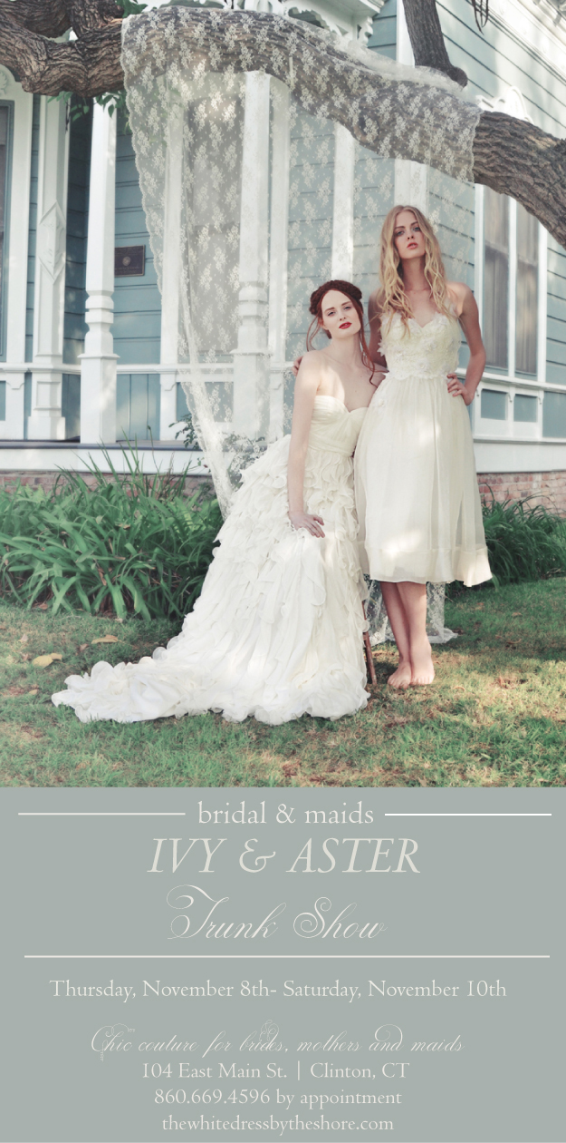 November 8-10: Ivy &amp; Aster Trunk Show. Desktop Image