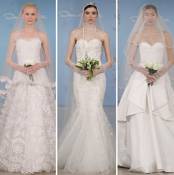 pretty-pink-bride-oscar-de-la-renta-flat-veil