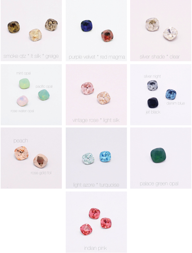 What We&#39;re Loving: Haute Bride colorful Swarovski crystal bridal and maids jewelry. Desktop Image