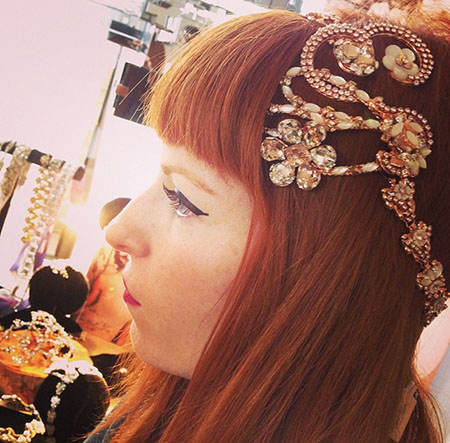 Headpiece by Maria Elena