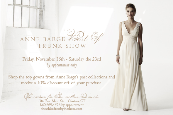 November 15-23: Anne Barge &#39;Best Of&#39; Trunk Show. Desktop Image
