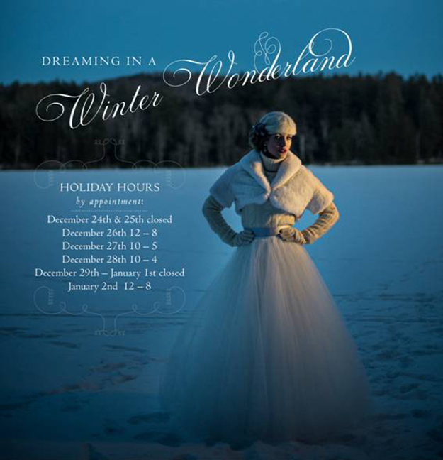 Holiday Hours. Desktop Image