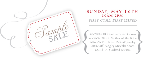 May 18: {Blowout} Sample Sale . Desktop Image