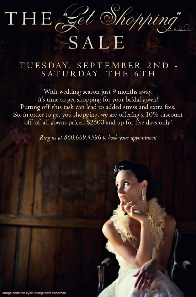 September 2 - 6: The &quot;Get Shopping&quot; Sale. Desktop Image