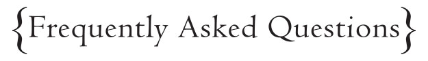 Frequently Asked Questions. Desktop Image