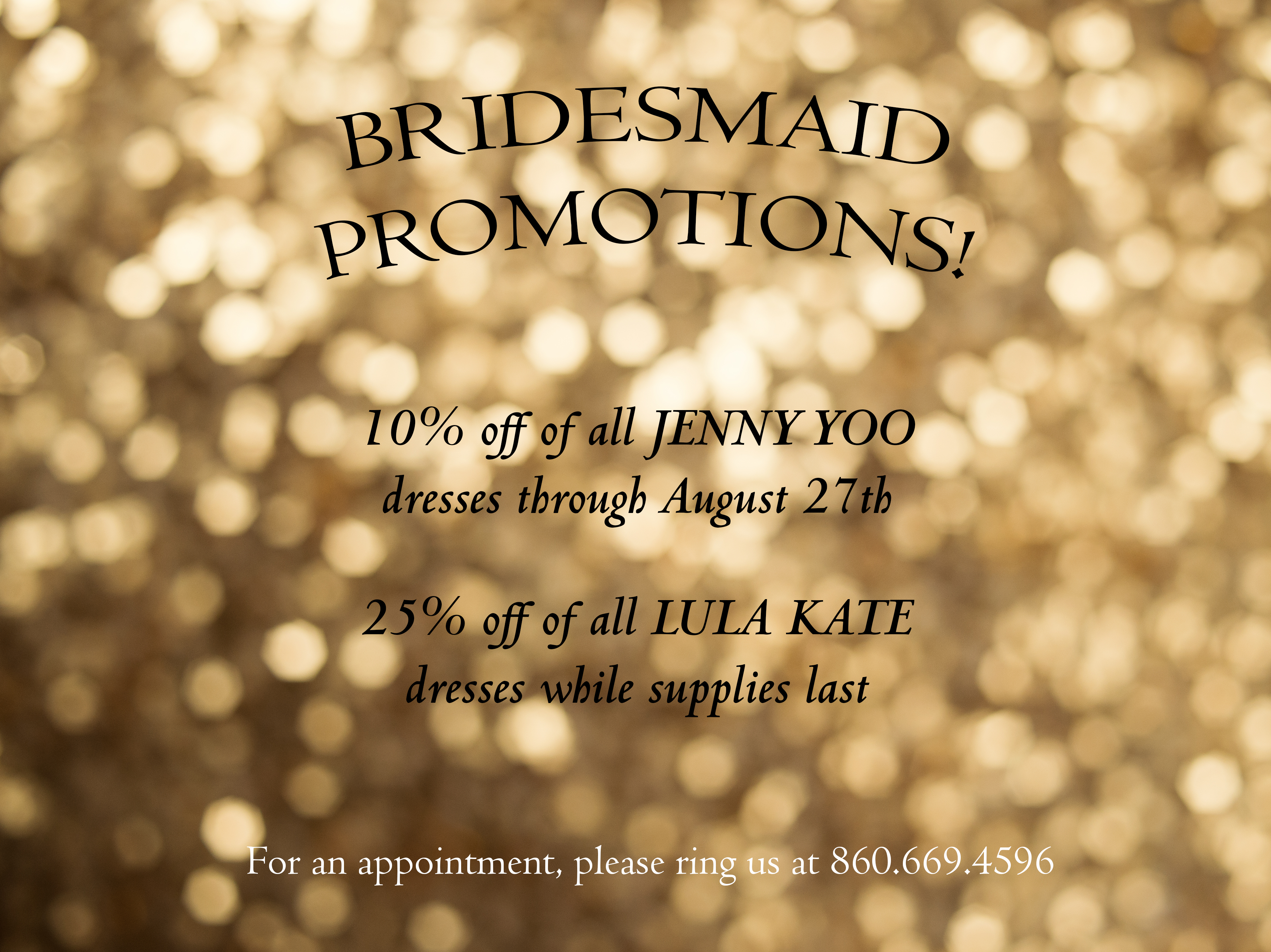 bridesmaid promo august -Edit