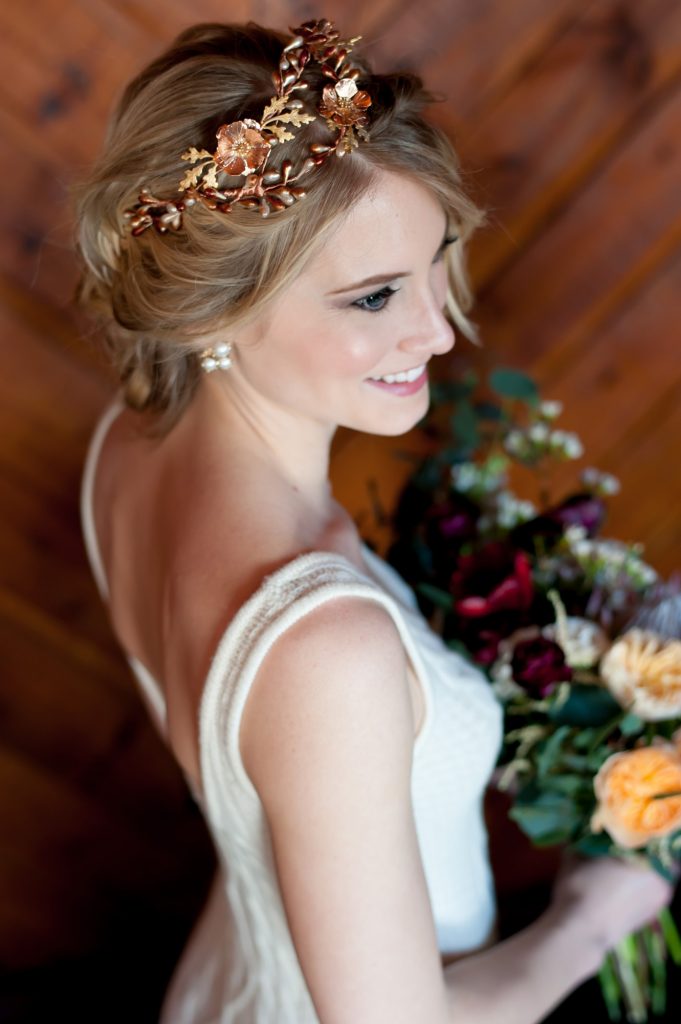 As seen in: Style Me Pretty, Cranberry + Copper Winter Wedding Inspiration. Desktop Image