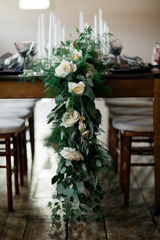 Romantic Winter Inspired Styled Shoot at Gedney Farm. Desktop Image