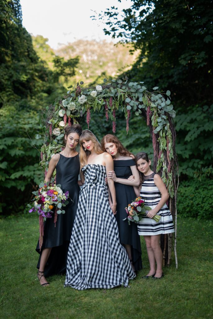 Black and White Wedding Editorial Shoot at The Copper Beach Inn
