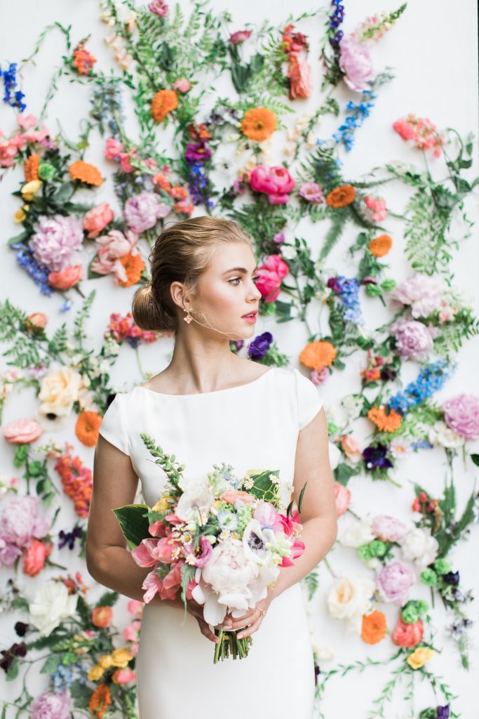 Garden Wedding Styled Shoot featured in Bliss Celebrations Magazine. Desktop Image