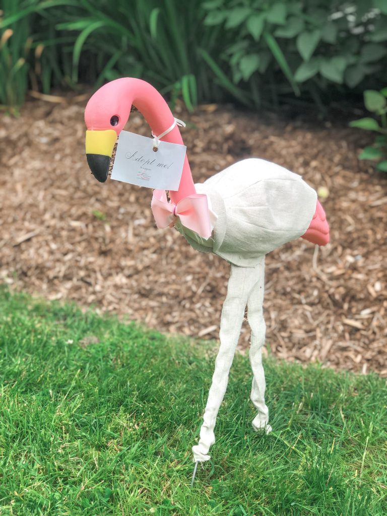 Lawn Flamingos, Perfect for a Wedding!. Desktop Image