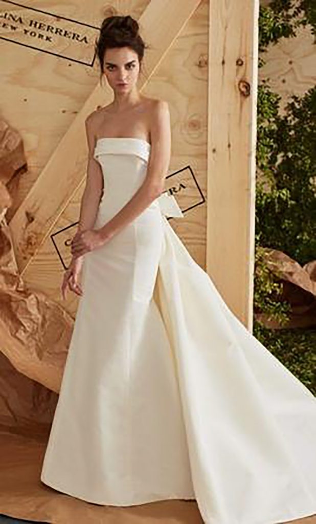 Carolina herrera arielle wedding dress on sale