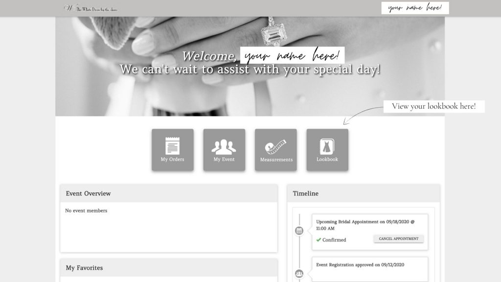 What To Expect Before Your Appointment at The White Dress by the shore. Desktop Image