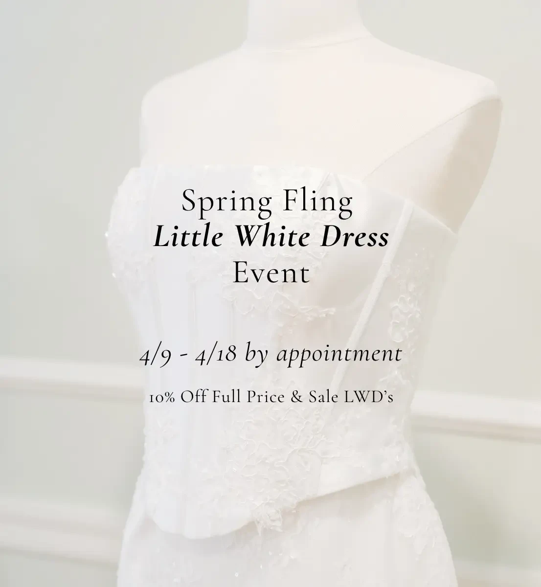 Spring Fling Little White Dress Event