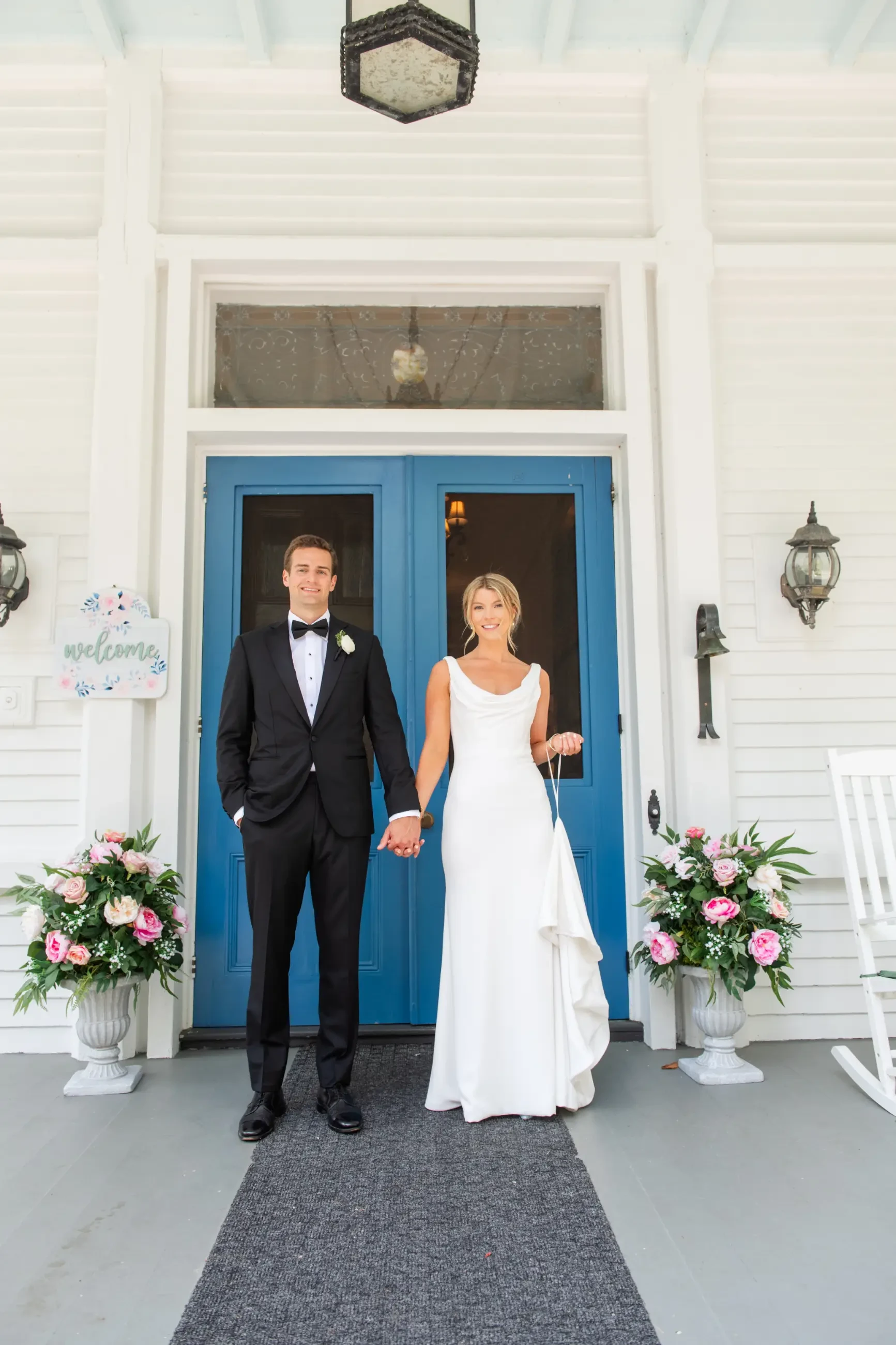 White Dress by the Shore Real Bride