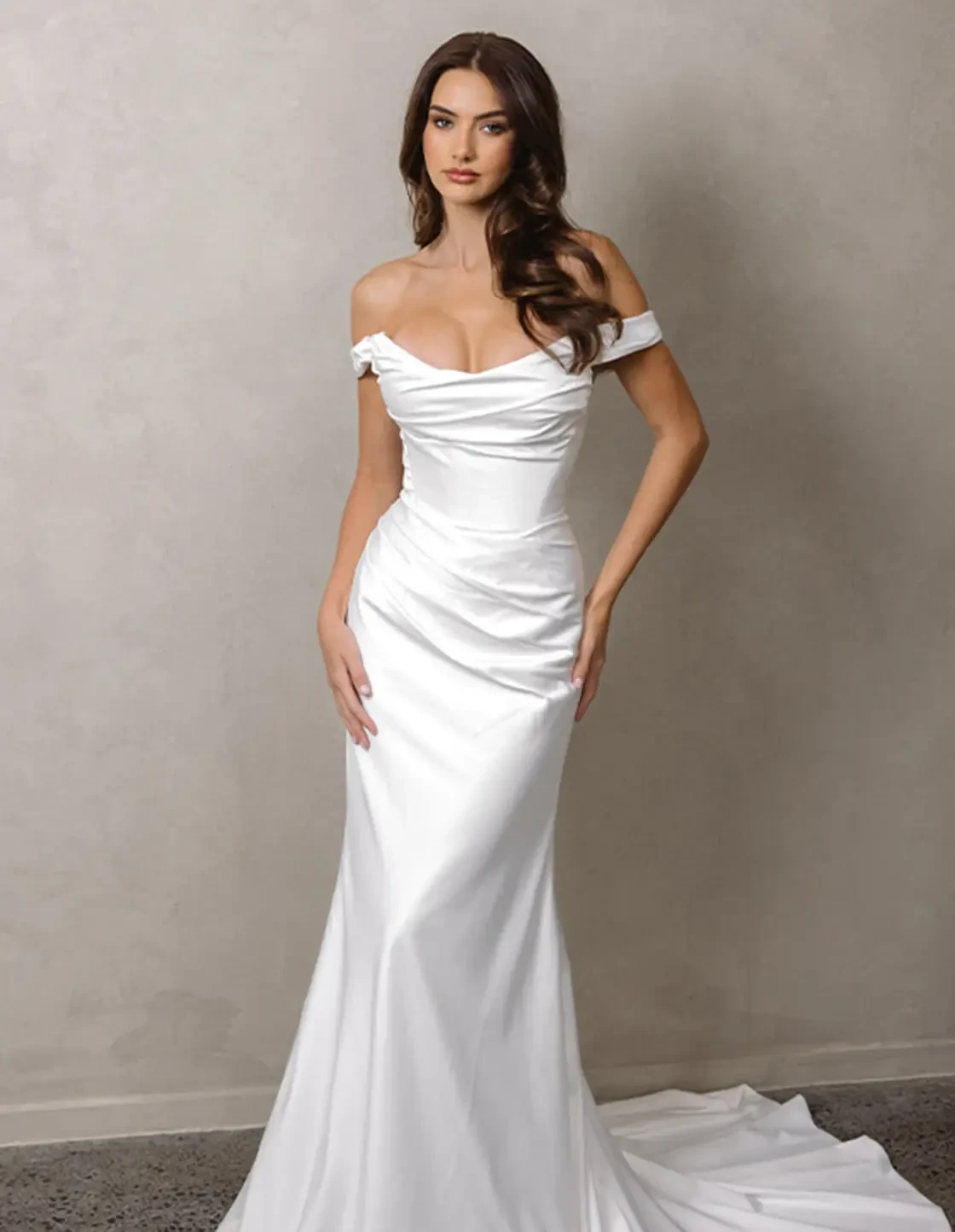 strapless wedding dress