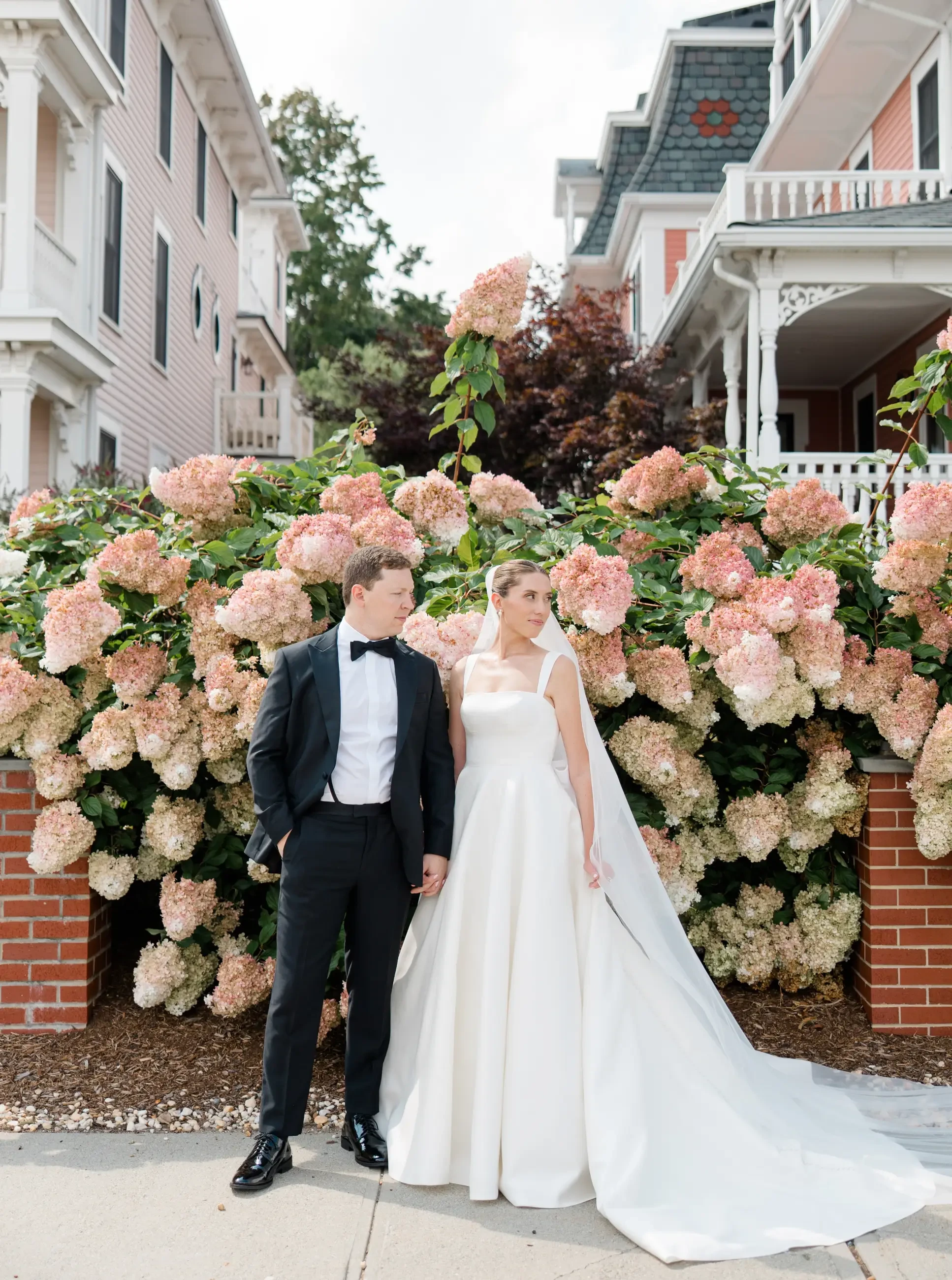 Real bride image in Jenny Yoo wedding dress