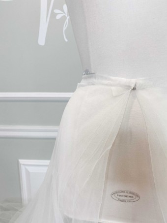 Romona Keveza Sheer Tulle Overskirt #1 default thumbnail