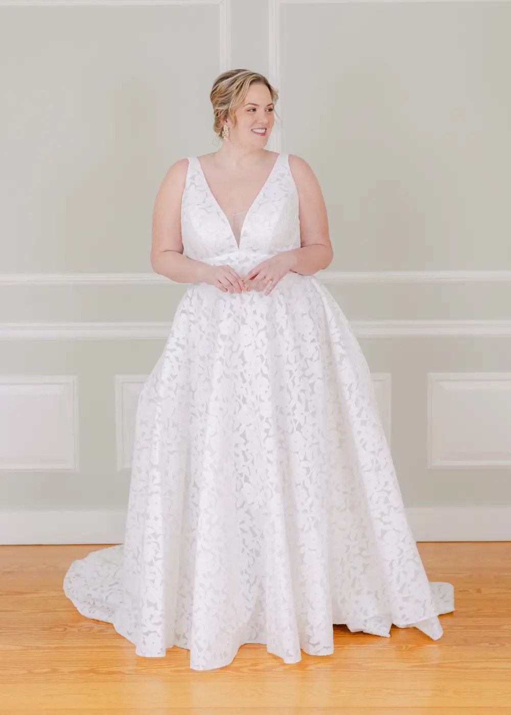 Plus Size The White Dress by the Shore