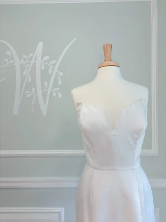 Antonio Gual Kylie Satin $3 Ivory thumbnail