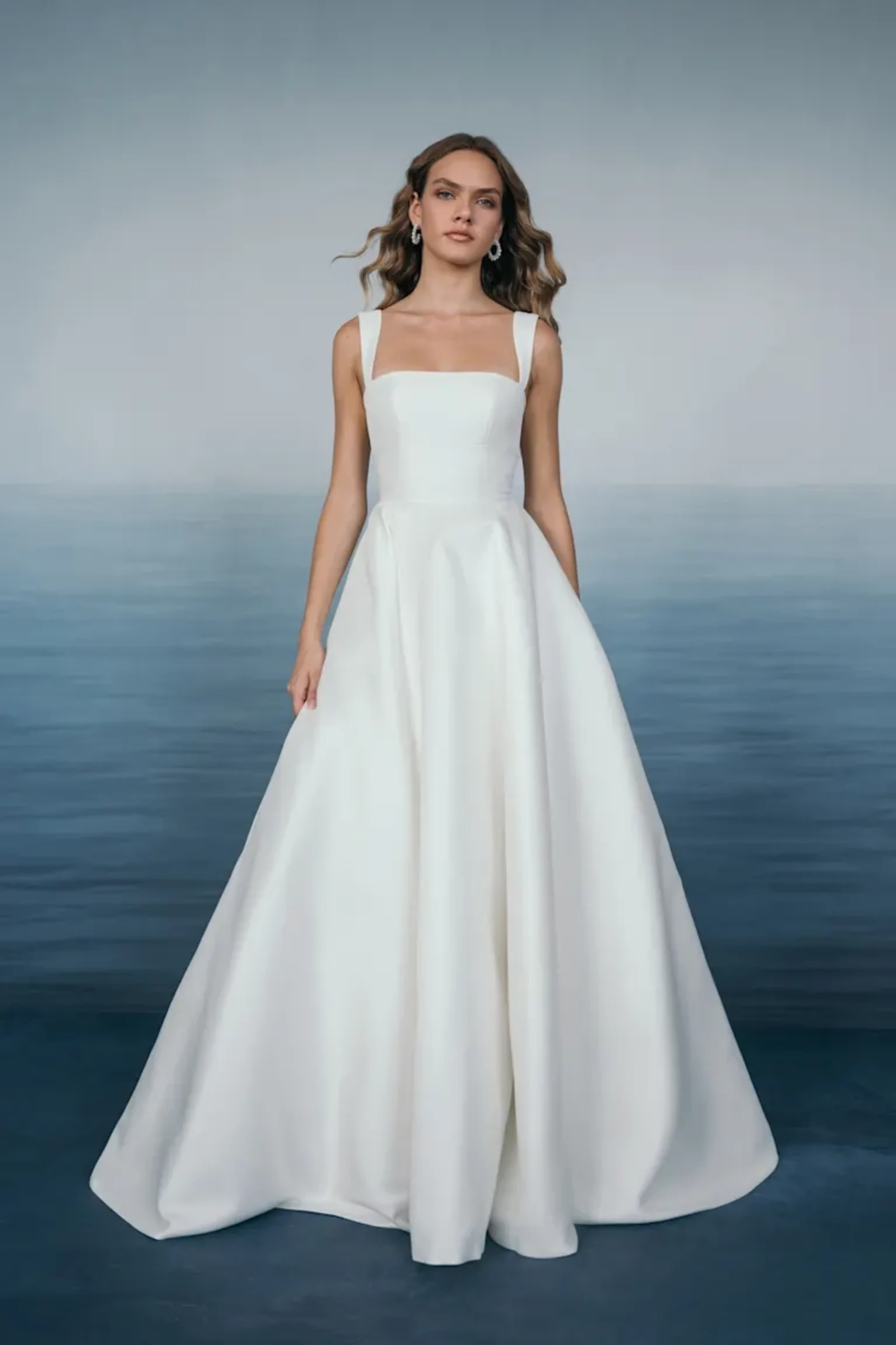 strapless open back dress Strapless Ruffled Prom Dress: Andrea and Leo A1341 Red / 2