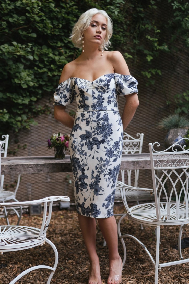 Jenny Yoo Collection Bridal Daphne + #1 Blue Multi picture