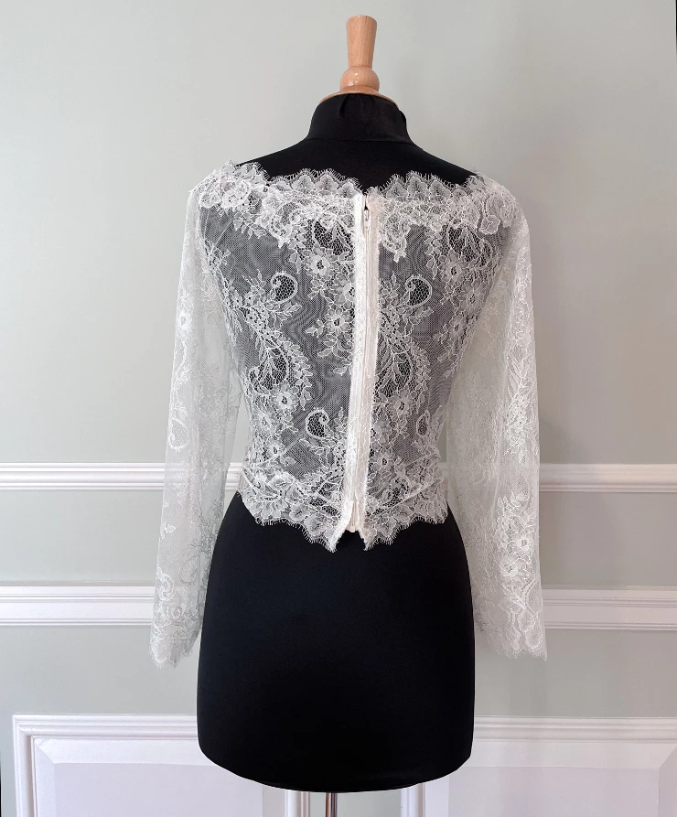 Antonio Gual C10149 Lace Jacket + #1 Ivory picture