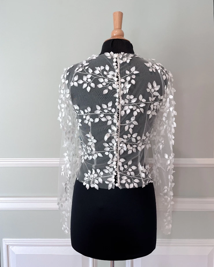 Blue Willow by Anne Barge Fleur Di Lis Topper #1 Ivory picture