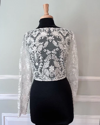 Studio Levana Mariee Bolero $0 Ivory thumbnail
