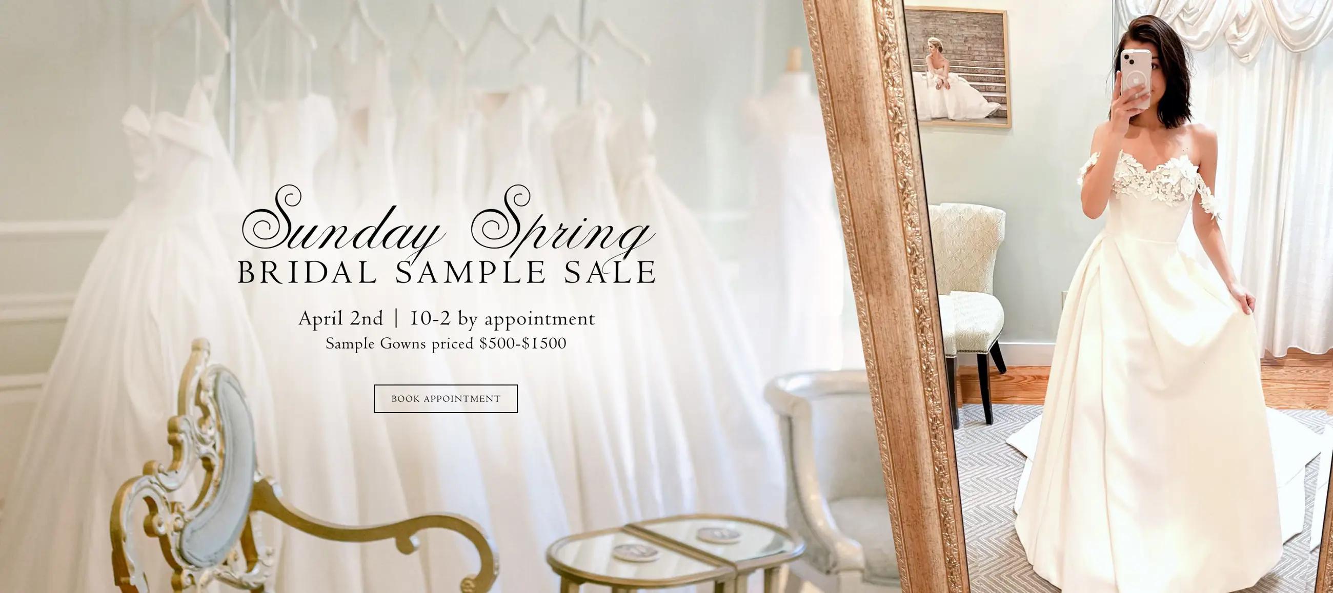 Sunday Spring Sample Sale at White Dress by the Shore