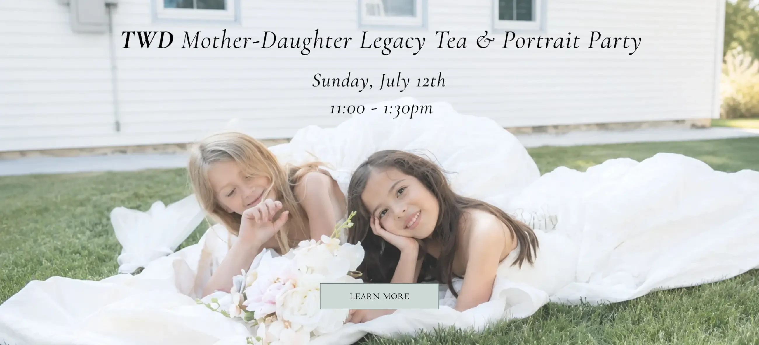 Mother Daughter Legacy event banner - desktop