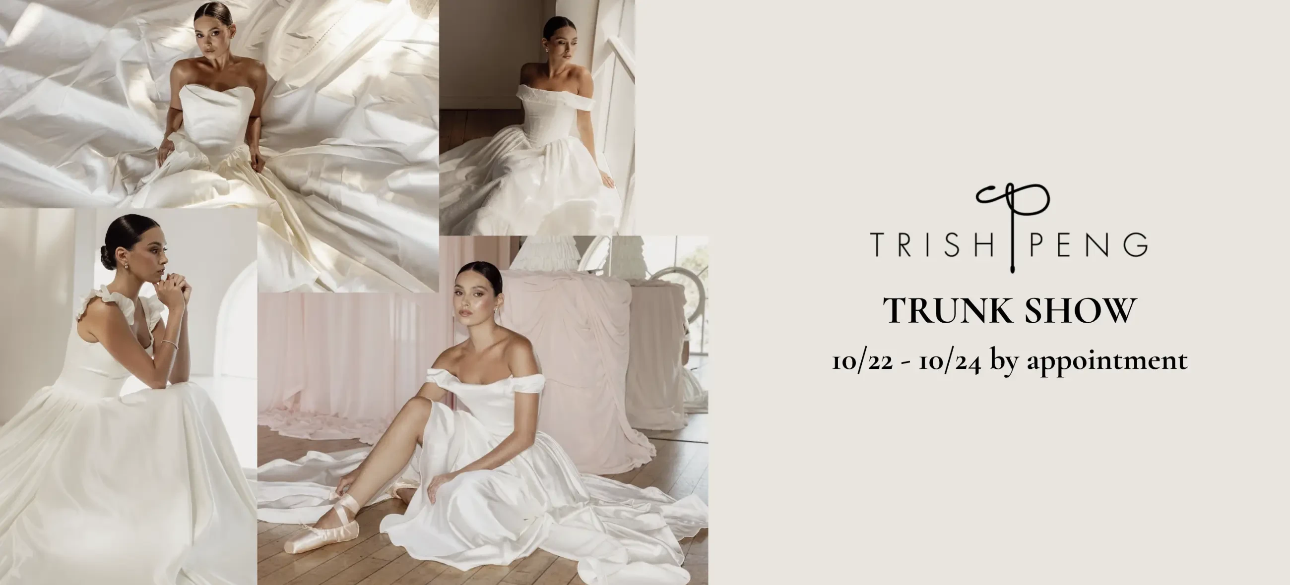 Trish Peng Trunk Show at The white dress by the shore