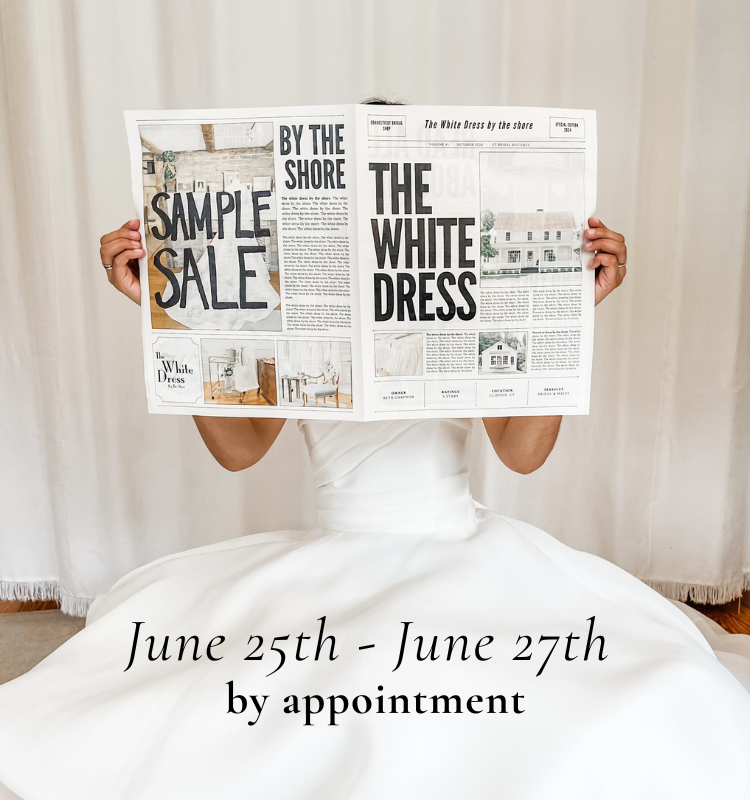 Sample Sale at The White Dress by the Shore - mobile banner